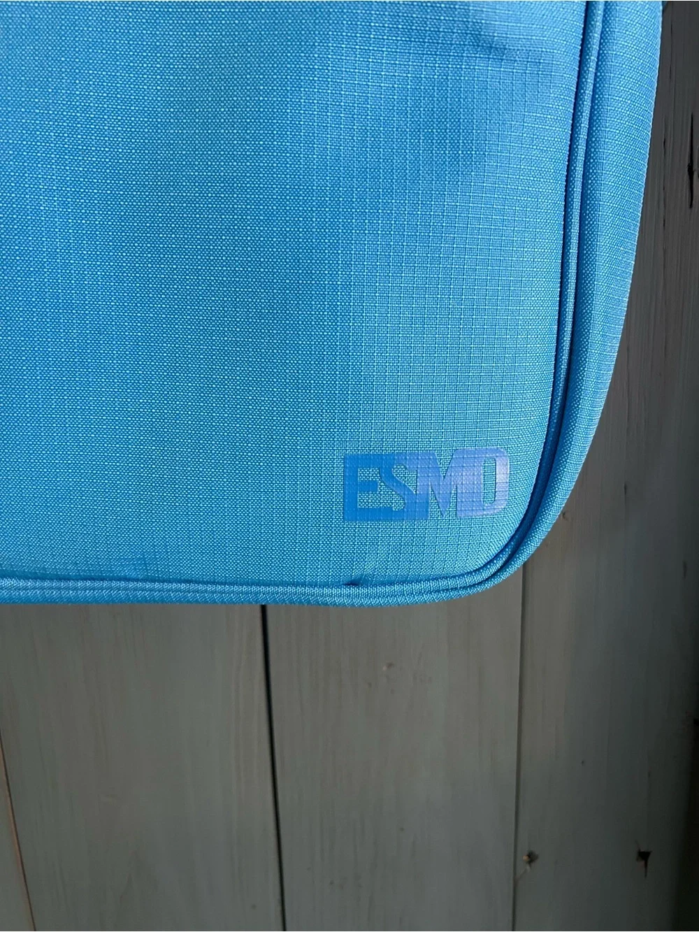 ESMT Light Baby Blue Men's Travel Briefcase or Computer Laptop Crossbody Bag